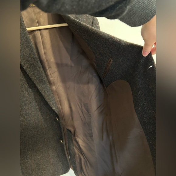 HAGGAR MADE IN USA 100% PURE WOOL SPORTS COAT sz 40 - Picture 8 of 9